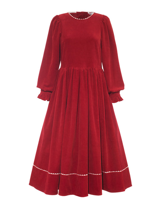 Ash Dress in Red Cord