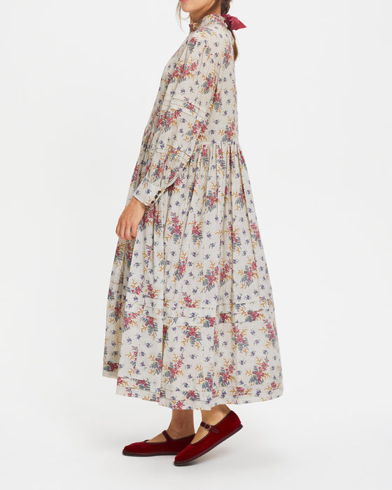Hermie Dress in C&R Jack printed on Cotton Voile