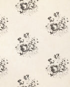 Hatley Charcoal on Natural Wallpaper