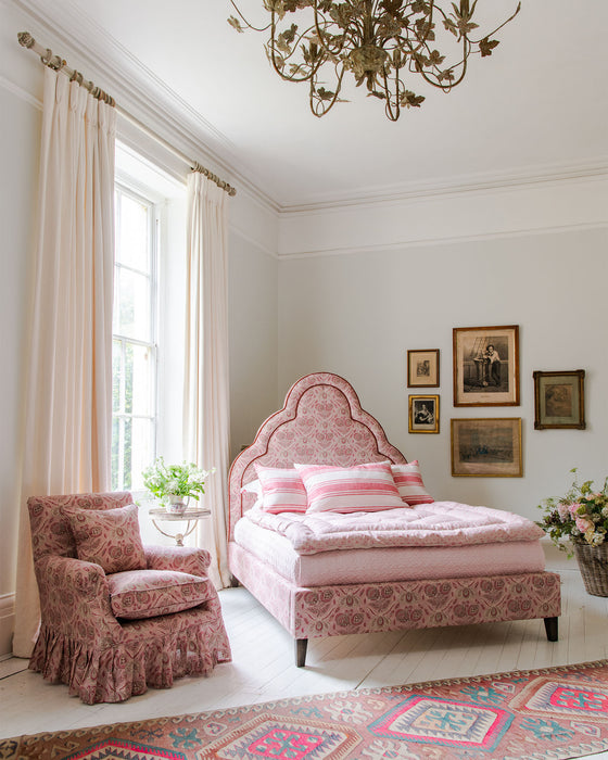 Martha Raspberry on White Linen