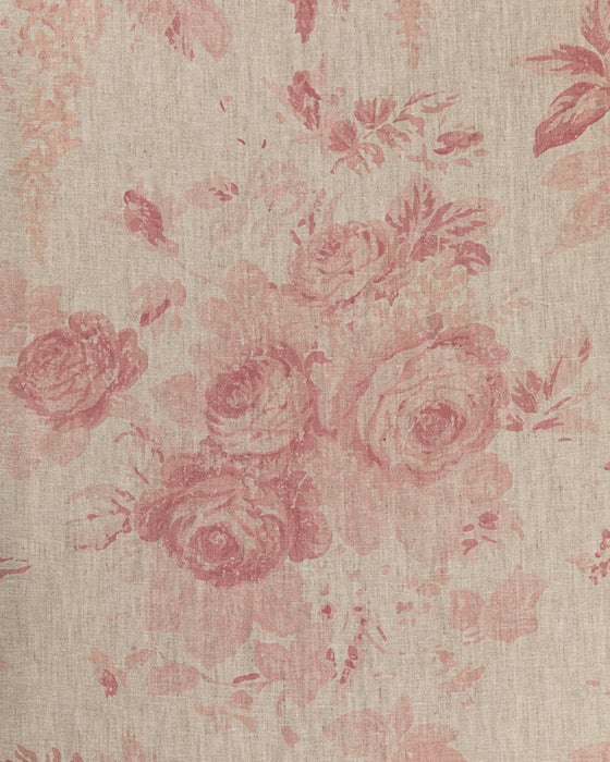 Mary Pink on Natural Linen