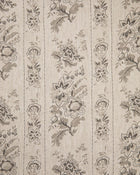 India Rose Charcoal on Natural Linen