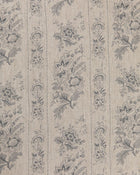India Rose French Blue on Natural Linen