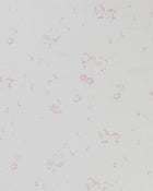 Ditzy Rose on White Linen