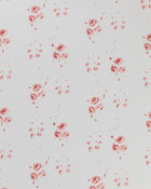 Catherine Rose Pink on White Linen