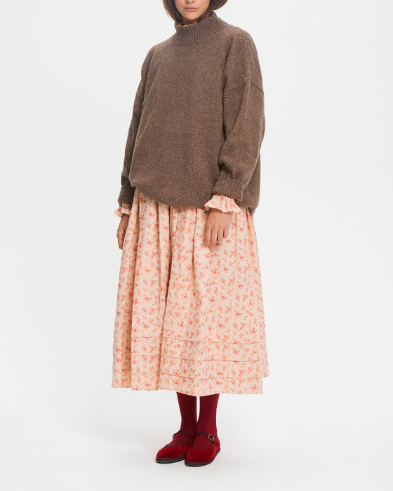 Barnabas Sweater in Dark Brown Wool
