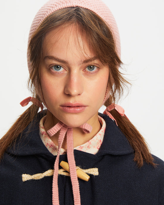 Belle Bonnet in Pink Cashmere
