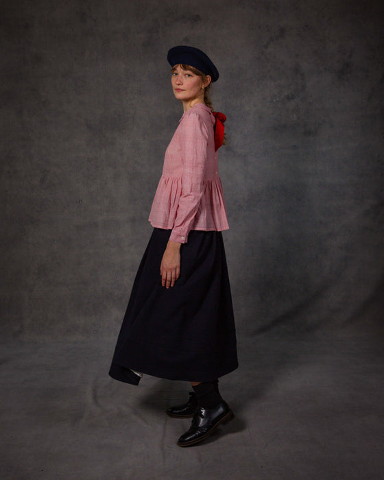 Bermondsey Top in Hand Woven Red Stripe