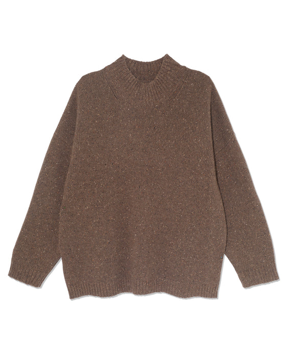 Barnabas Sweater in Dark Brown Wool