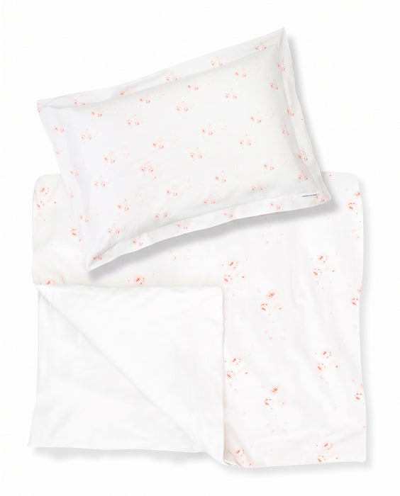 Single Duvet set in Catherine Rose Pink Cotton