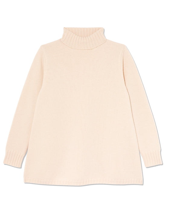 Benji Sweater in Pale Pink Wool