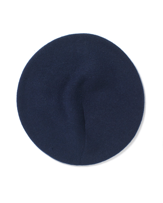 Beret in Navy Cashmere