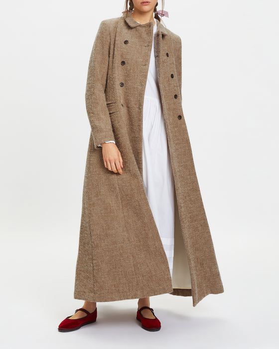 Cassandra Coat in Brown Wool