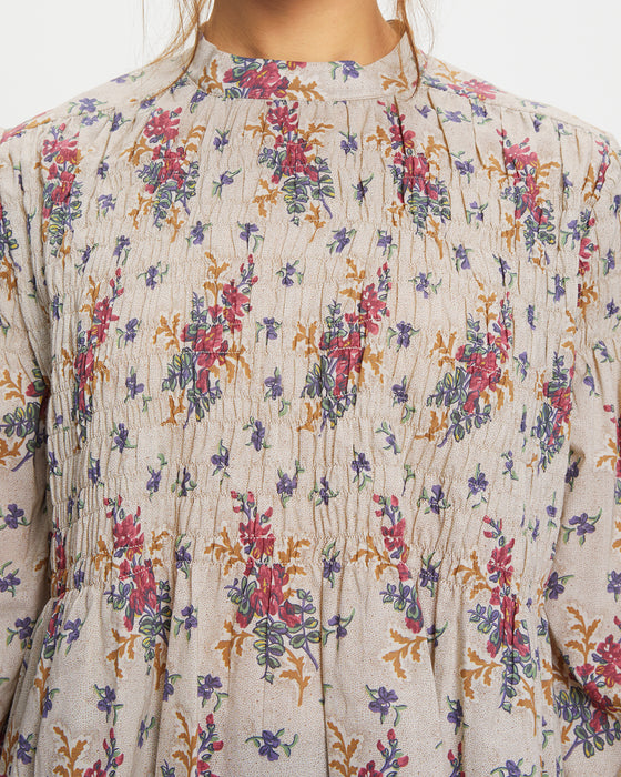 Celeste Shirt in C&R Jack printed on Cotton Voile