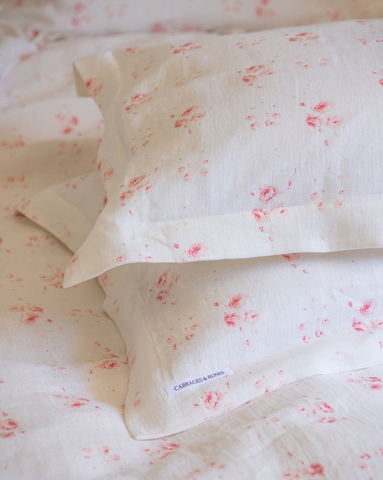 Oxford Pillowcase Pair in Catherine Rose Pink Cotton