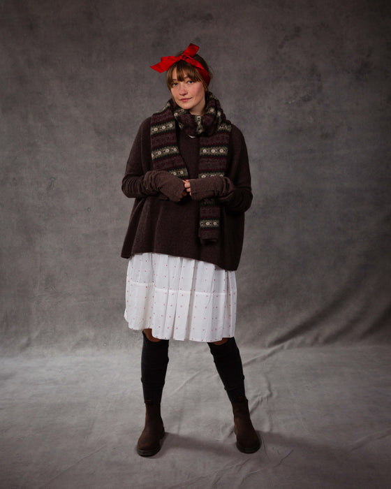 Jacqueline Dress in Hand Stitched French Knot