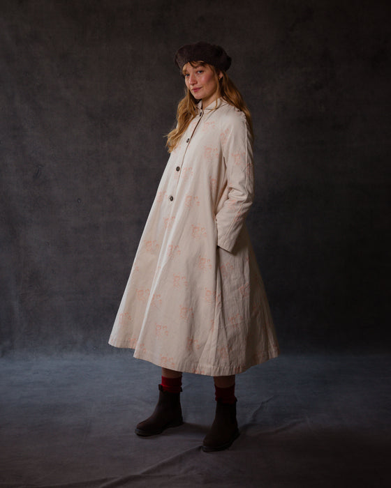 Dulcie Coat in Canvas Hatley Pink