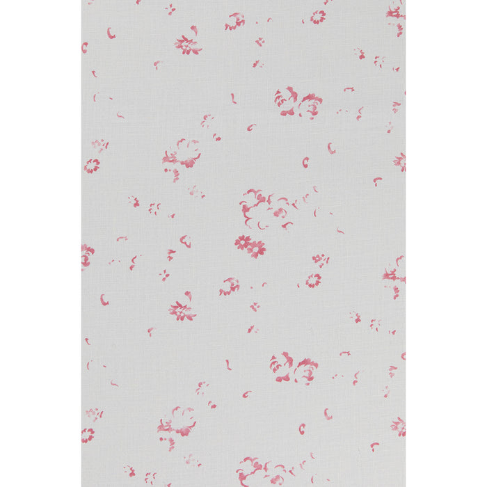 Ditzy Raspberry on White Linen
