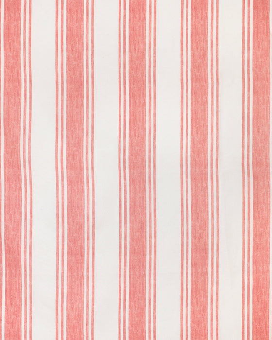 Faded Stripe on White Linen