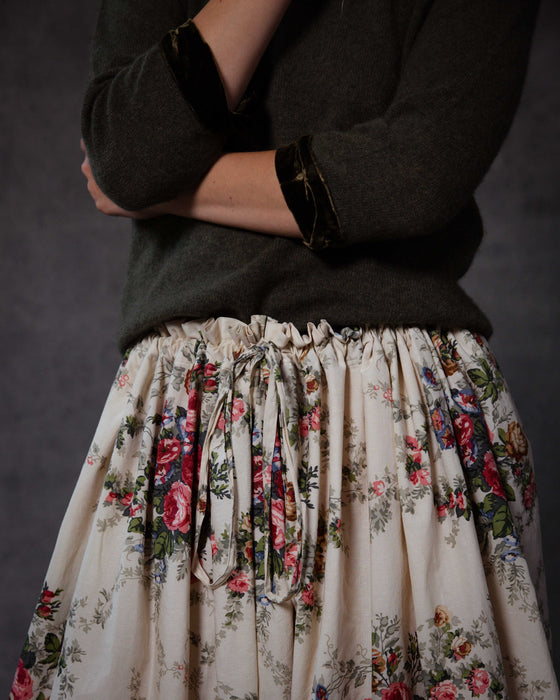 Reversible Skirt in Christina Rose Print
