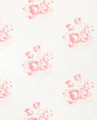 Hatley Pink on White Wallpaper