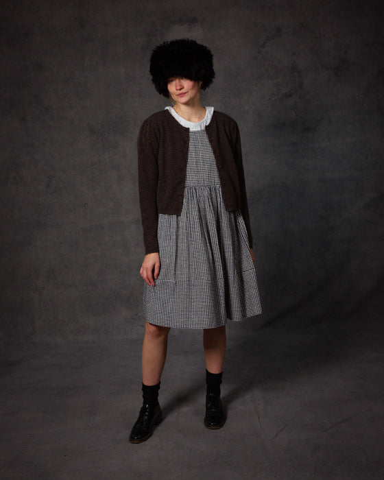 Jacqueline Dress in Hand Woven Check