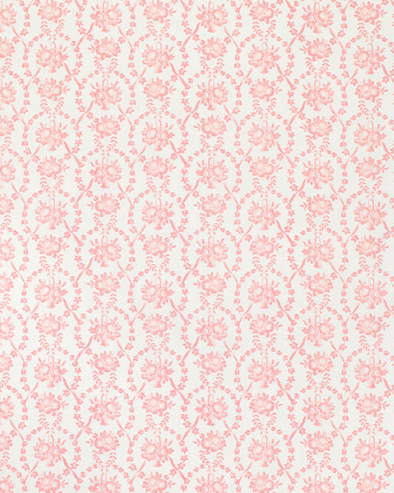 Julia Pink on White Wallpaper