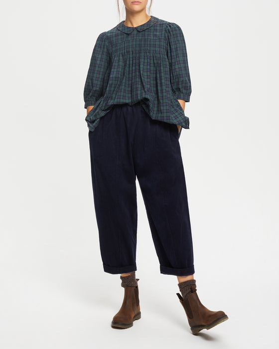 Livi Shirt in Blackwatch Tartan Voile