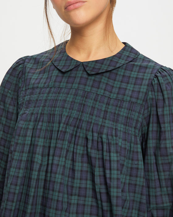 Livi Shirt in Blackwatch Tartan Voile