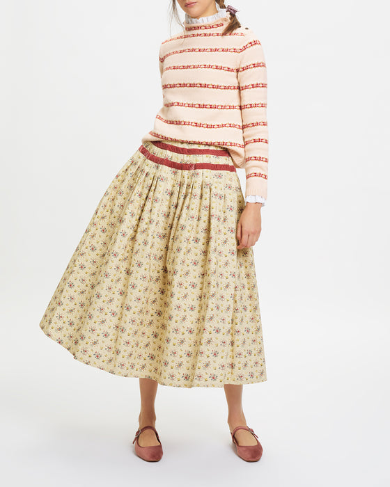 Piper Skirt in C&R Earl printed on Cotton Cord