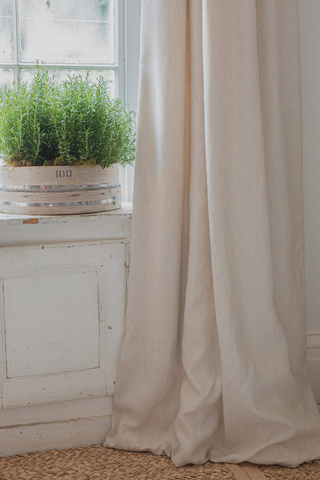 Plain Natural Linen