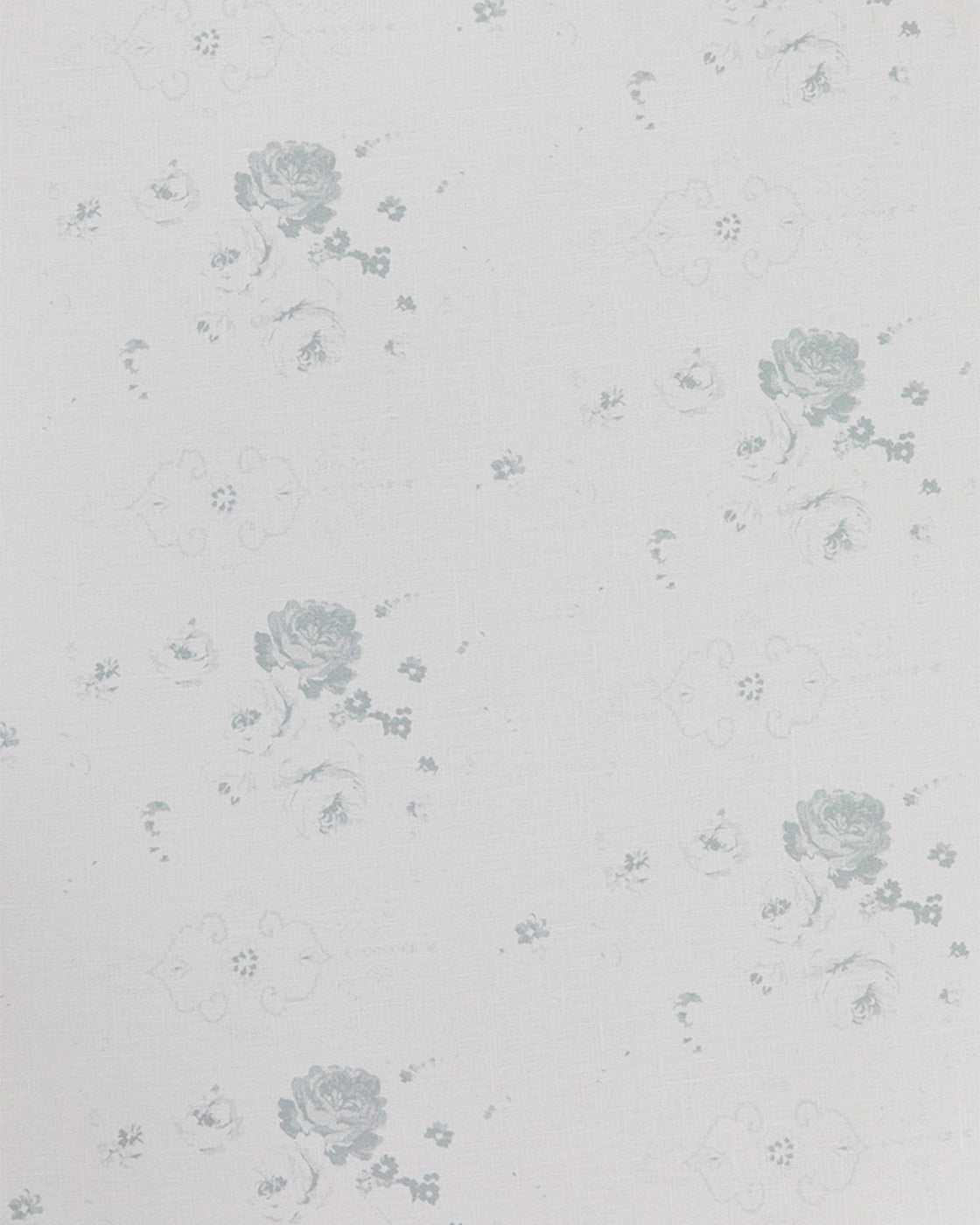 Podge Dove on White Linen | Cabbages & Roses– cabbagesandroses