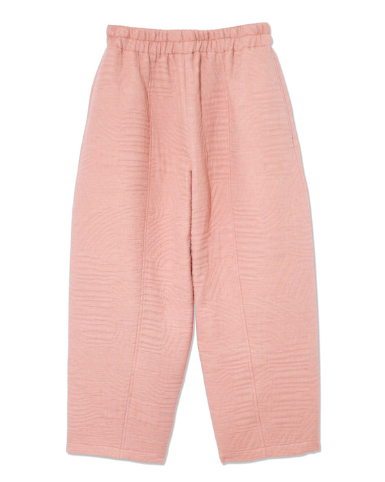 Quilted Trousers in Pink