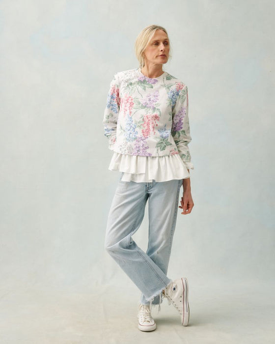 Eve Top in C&R Eve floral drill