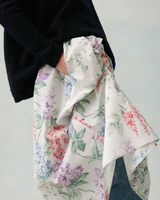 Rimini Skirt in C&R Eve floral poplin