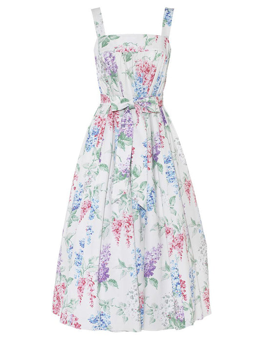 Andrea dress in C&R Eve floral poplin