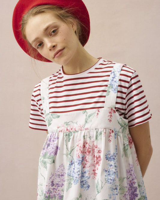 Andrea dress in C&R Eve floral poplin