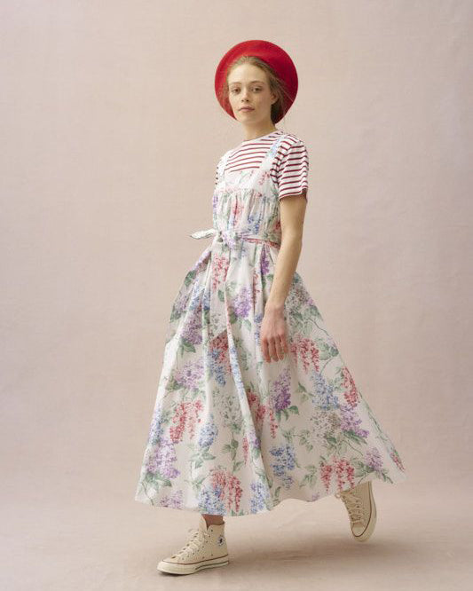 Andrea dress in C&R Eve floral poplin