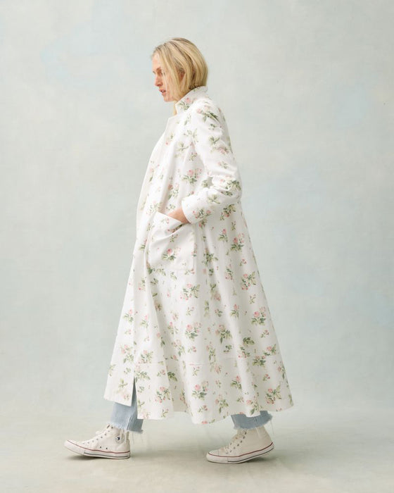 Joanna Coat in C&R Clementine rose drill