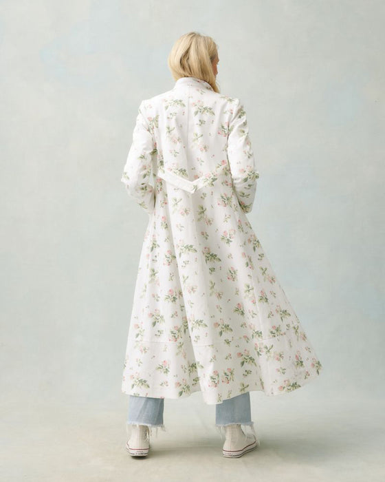 Joanna Coat in C&R Clementine rose drill