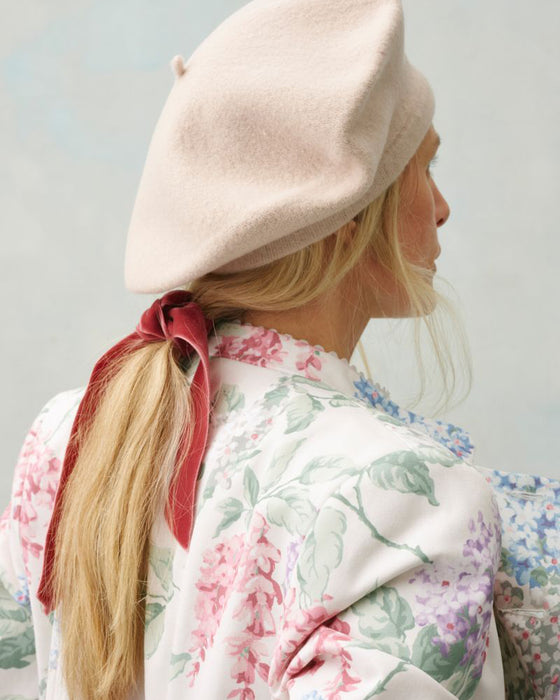 Long Mercy Coat in C&R Eve floral drill
