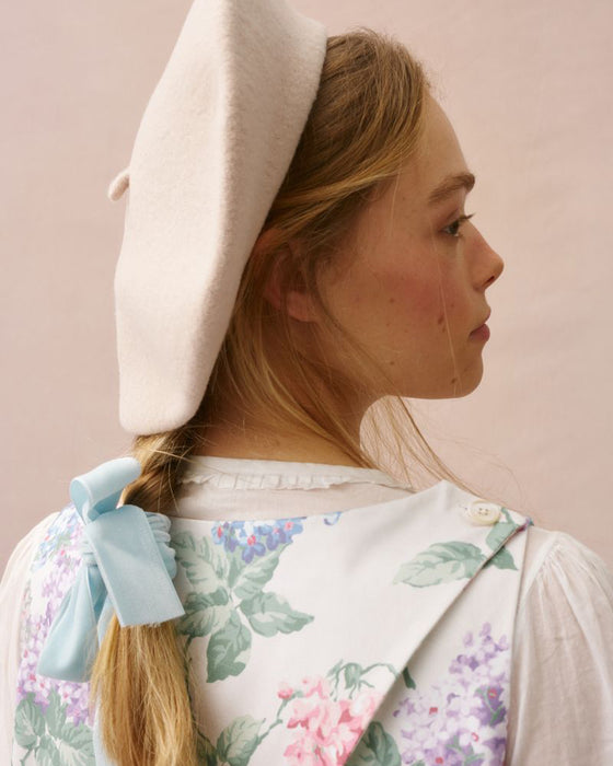 Over Apron in C&R Eve floral drill