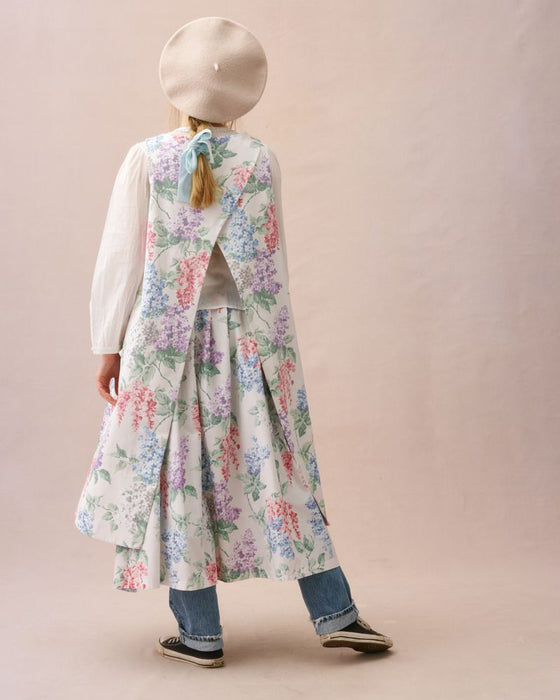 Over Apron in C&R Eve floral drill