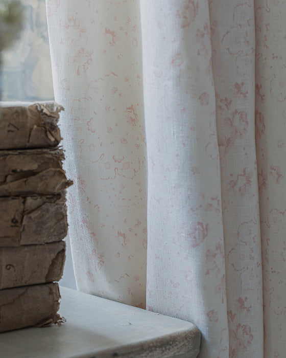 New Penny Rose on White Linen