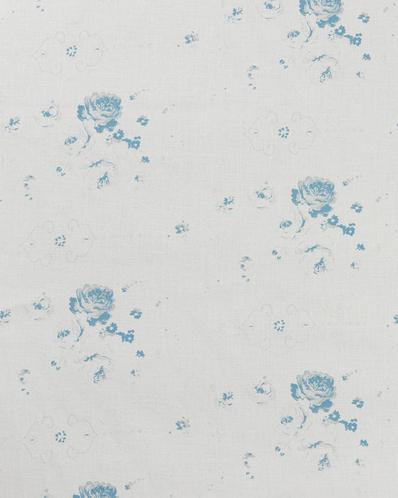 Podge Blue on White Linen