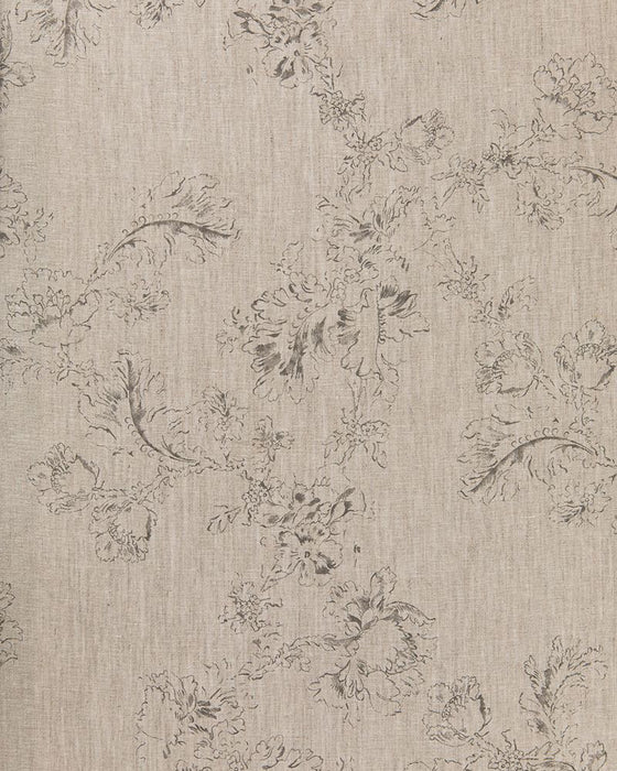 Meggernie Charcoal on Natural Linen
