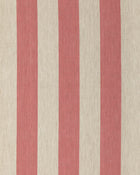 Three Inch Stripe Raspberry on Natural Linen