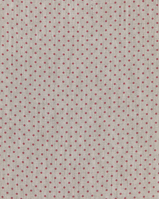 Scoopy Berry Red on Natural Linen