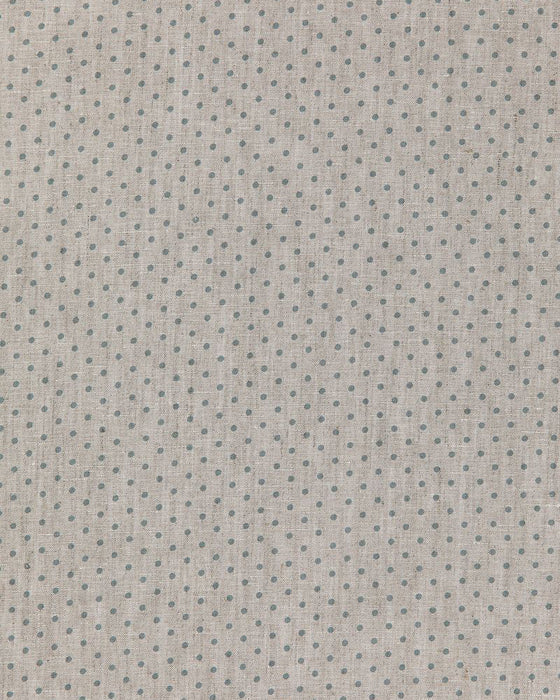 Scoopy Teal on Natural Linen