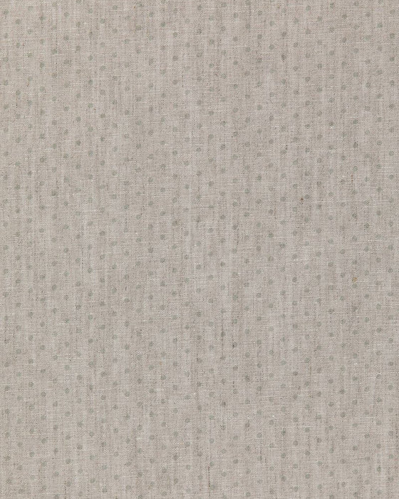 Scoopy Aqua on Natural Linen